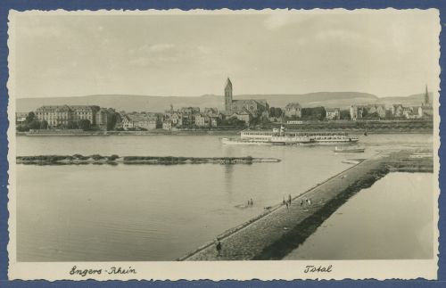 Engers Neuwied Gesamtansicht, geschrieben 1939 (AK5195)