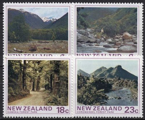 Neuseeland 1975 Landschaften Waldparks 657/60 postfrisch