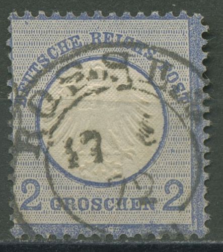 Deutsches Reich 1872 Adler mit kleinem Brustschild 5 gestempelt