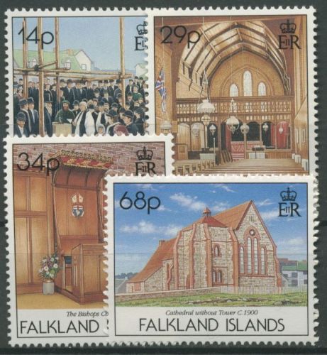 Falkland 1992 100 Jahre Christus-Kathedrale 557/60 postfrisch