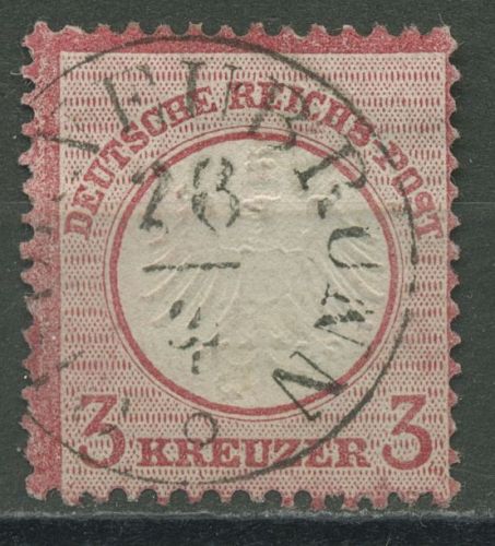 Deutsches Reich 1872 kl. Brustschild 9 mit TT K1 OBERNEUBRUNN L 15 geprüft