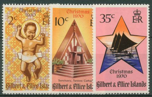 Gilbert- u. Ellice-Inseln 1970 Weihnachten 165/67 postfrisch