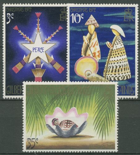 Gilbert- u. Ellice-Inseln 1972 Weihnachten Kunsthandwerk 198/00 postfrisch