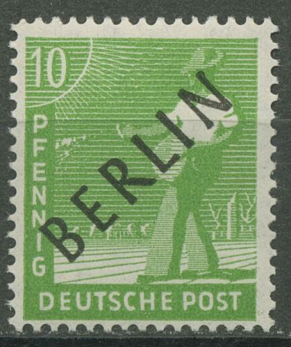 Berlin 1948 Schwarzaufdruck 4 postfrisch