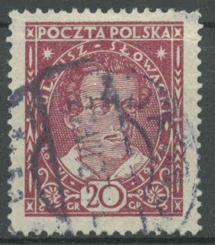 Polen 1927 Dichter Juliusz Slowcki 252 gestempelt
