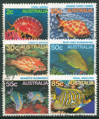 Australien 1984 Meerestiere Fische Schnecke 879/84 gestempelt