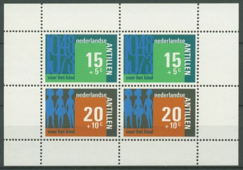 Niederländische Antillen 1973 Jugendwohlfahrt Block 3 postfrisch (C64828)
