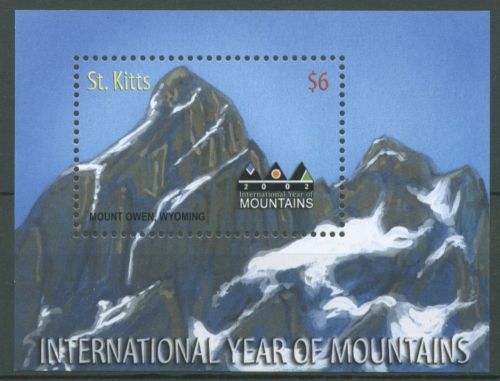 St. Kitts 2002 Jahr der Berge Block 43 postfrisch (C64854)