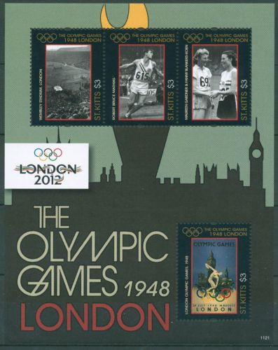 St. Kitts 2011 Olympische Sommerspiele London 1268/71 K postfrisch (C64872)