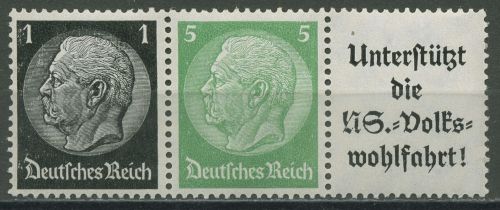 Dt. Reich Zusammendrucke 1939 aus Einheitsgeberstreifen 1, W 72 postfrisch