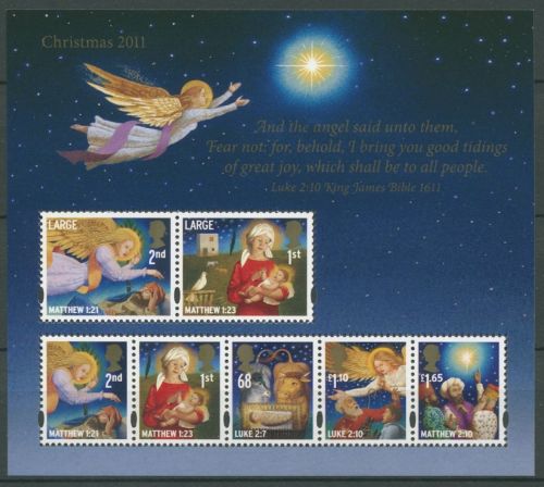 Großbritannien 2011 Weihnachten Weihnachtsgeschichte Block 70 postfrisch (C24842)