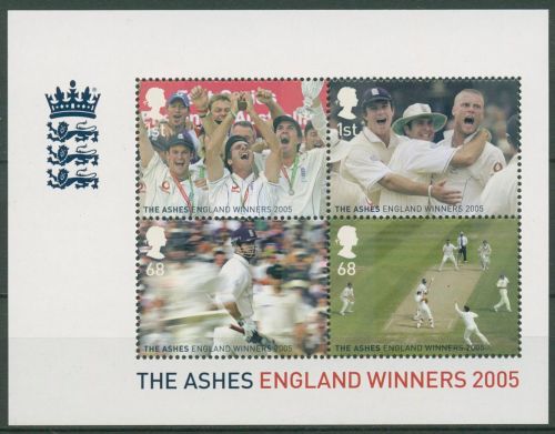 Großbritannien 2005 Kricket-Spiel gegen Australien Block 27 postfrisch (C42057)