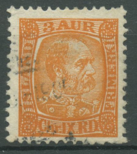 Island 1902/1904 König Christian IX. 35 gestempelt