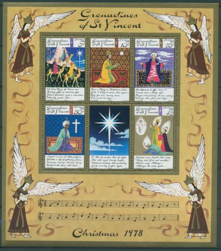 St. Vincent - Grenadinen 1978 Weihnachten Block 2 postfrisch (SG61917)