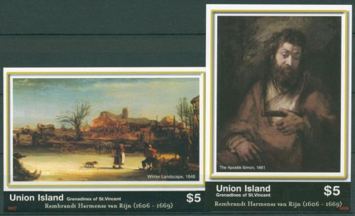 St. Vincent - Grenadinen/Union 2006 Rembrandt Block 17/18 postfrisch (C64967)
