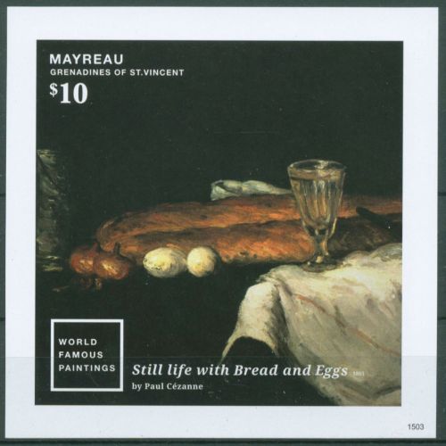 St. Vincent - Grenadinen/Mayreau 2015 Cezanne Block 62 postfrisch (C64970)