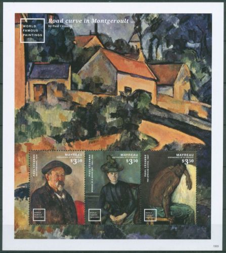 St. Vincent - Grenadinen/Mayreau 2015 Cezanne 329/31 K postfrisch (C64971)