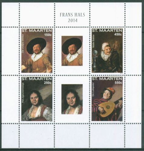 St.Maarten 2014 Gemälde Frans Hals 246/49 K postfrisch (C64976)