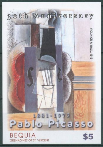 St. Vincent - Grenadinen Bequia 2004 Gemälde Picasso Block 23 postfrisch(C64989)