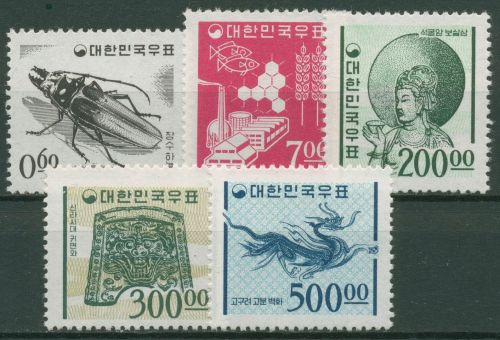 Korea (Süd) 1965 Landessymbole Wirtschaft Kultur Kunst 496/00 postfrisch