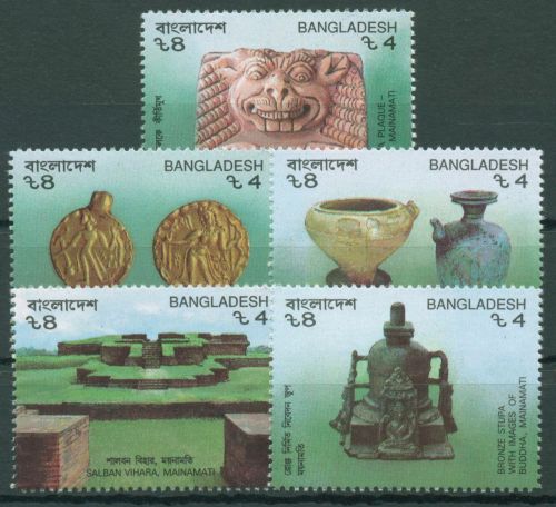 Bangladesch 1991 Archäologische Funde a. Mainamati 375/79 postfrisch