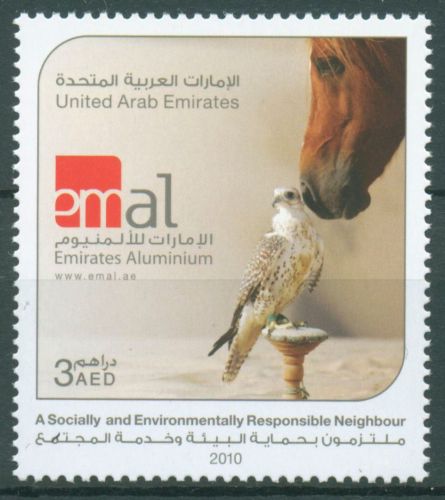Vereinigte Arabische Emirate 2010 Aluminiumhütte Falke Pferd 996 A postfrisch