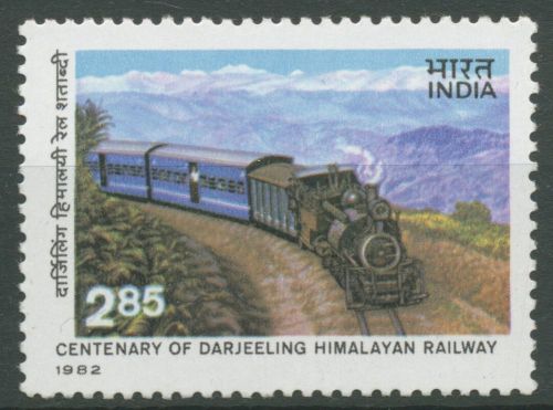 Indien 1982 100 Jahre Darjeeling-Himalaya-Bahn, Eisenbahn 934 postfrisch