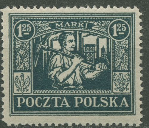 Östliches Oberschlesien 1922 Freimarke 8 postfrisch