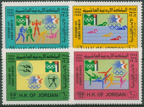 Jordanien 1984 Olympia Sommerspiele Los Angeles 1266/69 postfrisch