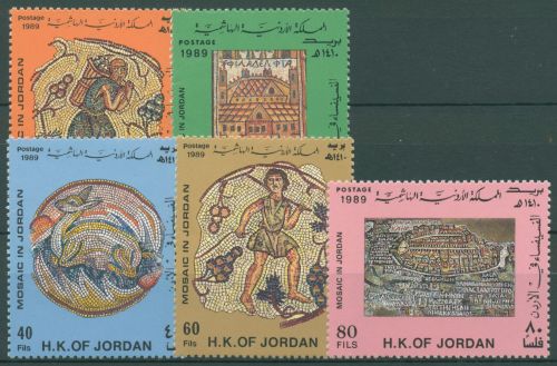 Jordanien 1989 Mosaiken 1436/40 postfrisch