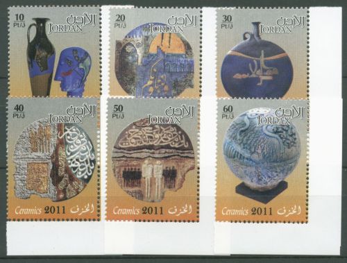 Jordanien 2011 Kunsthandwerk Keramiken 2135/40 postfrisch