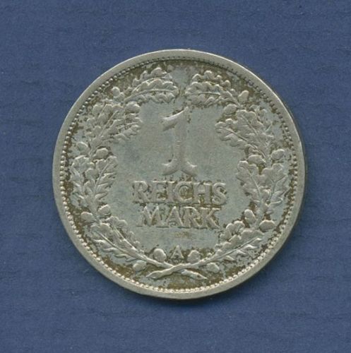 Deutsches Reich Weimar 1 Mark Silber 1926 A, J 319 ss (m6790)
