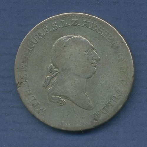 Hessen-Kassel 1/2 Taler 1820, Kurfürst Wilhelm I., J 11 schön (m6801)