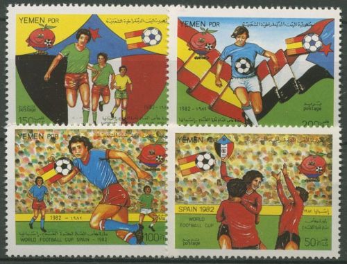 Jemen (Südjemen) 1982 Fußball-WM Spanien 289/92 postfrisch