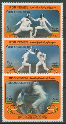 Jemen (Südjemen) 1984 Olympische Sommerspiele Los Angeles 348/50 postfrisch
