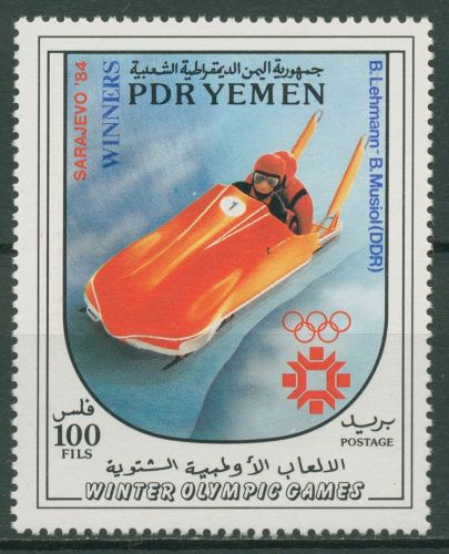 Jemen (Südjemen) 1984 Olympia Winterspiele´84 Sarajevo Sieger 377 postfrisch
