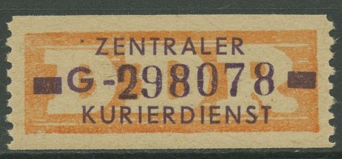 DDR 1958 Wertstreifen für den ZKD 22 G postfrisch