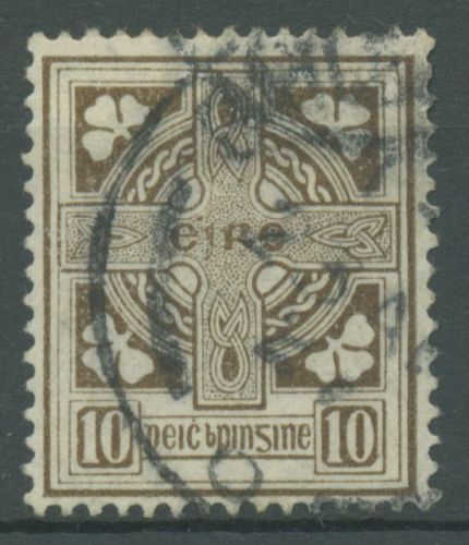 Irland 1923 Nationale Symbole Keltisches Kreuz 50 A gestempelt