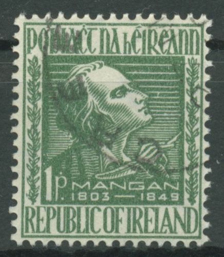 Irland 1949 Persönlichkeiten Dichter James Clarence Mangan 110 gestempelt