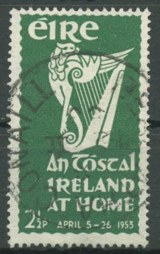 Irland 1953 Nationalfest Harfe 116 gestempelt