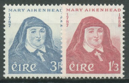 Irland 1958 Ordensschwester Mary Aikenhead 138/39 postfrisch