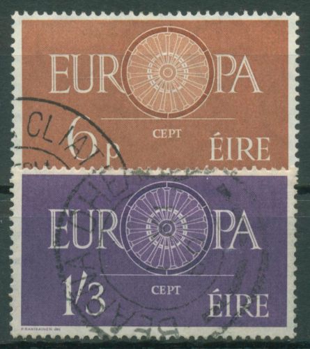 Irland 1960 Europa CEPT Wagenrad 146/47 gestempelt