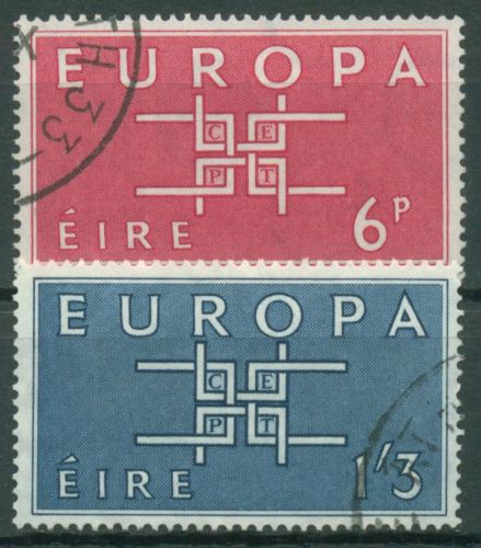 Irland 1963 Europa CEPT Ornament 159/60 gestempelt
