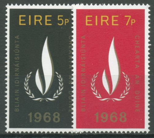Irland 1968 UNO Verkündung der Menschenrechte 226/27 postfrisch