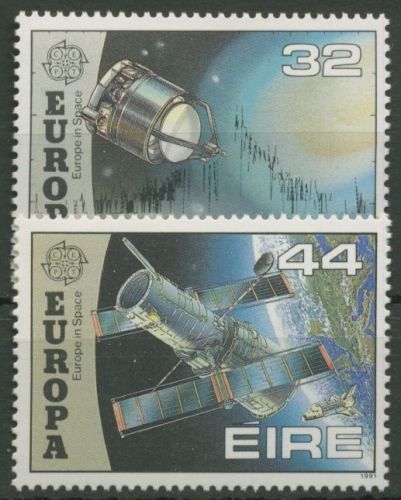Irland 1991 Europa CEPT Europäische Weltraumfahrt 759/60 postfrisch