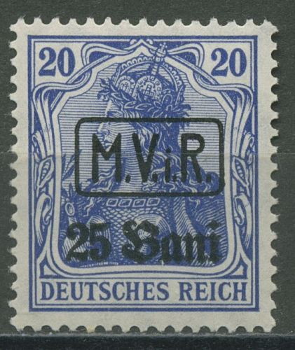 Militärverwaltung in Rumänien 1917 Germania mit Aufdruck 2 postfrisch