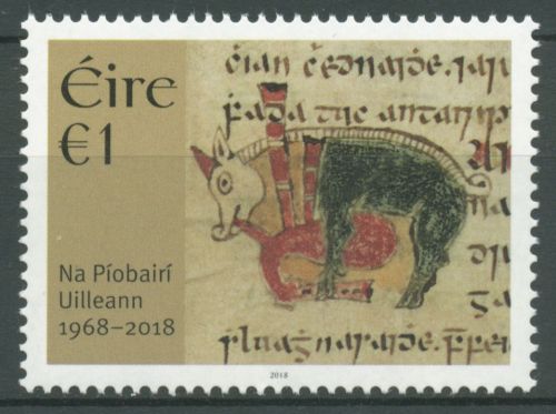 Irland 2018 Dudelsack Uillean Pipes Schwein 2262 postfrisch