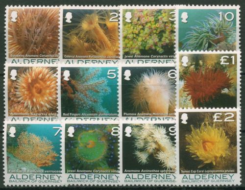 Alderney 2006 Meerestiere Anemone Koralle 286/97 postfrisch