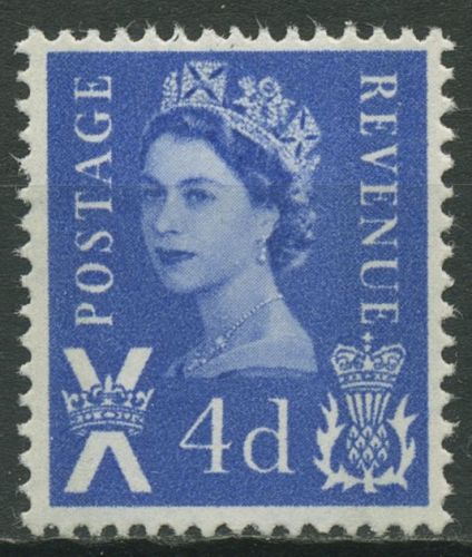 Großbritannien-Schottland 1966 Königin Elisabeth II. 4 y postfrisch