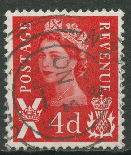 Großbritannien-Schottland 1969 Königin Elisabeth II. 12 gestempelt